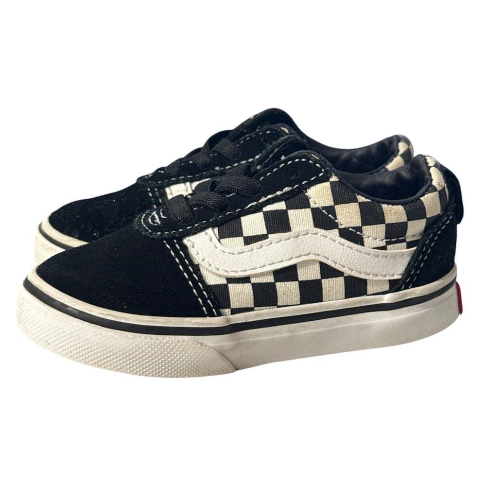 Vans Old Skool Sneaker Black White Toddler Size 6